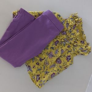 Janie & Jack Outfit (Pants + Top) 4T